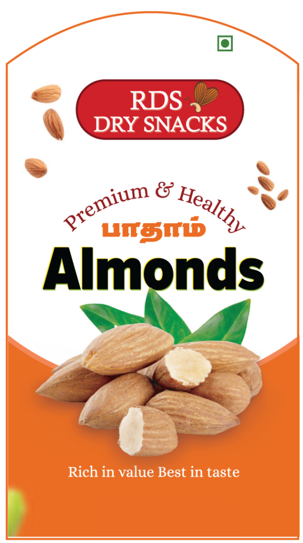 Almonds label